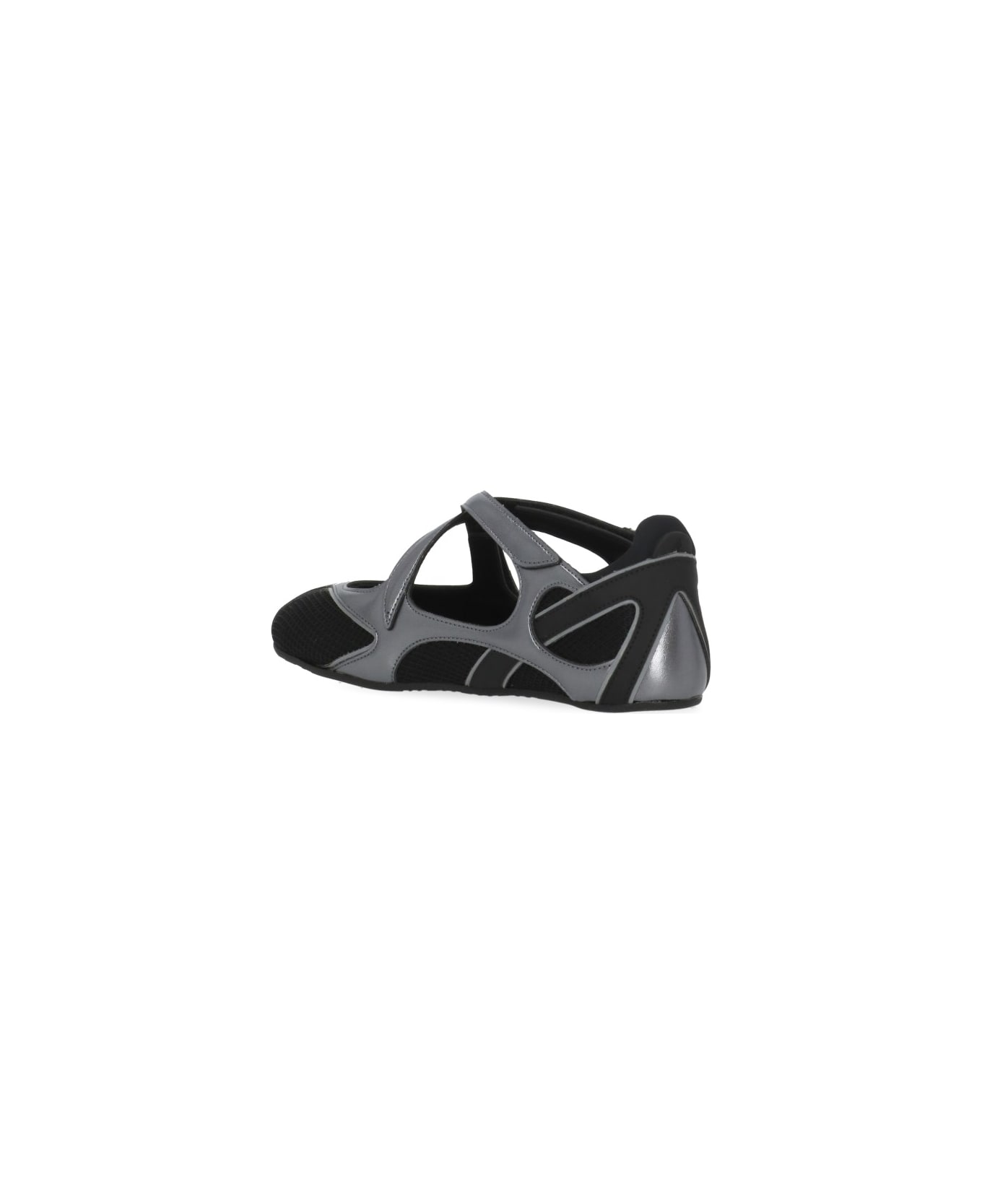 The Attico Floor 01 Ballerinas - Black
