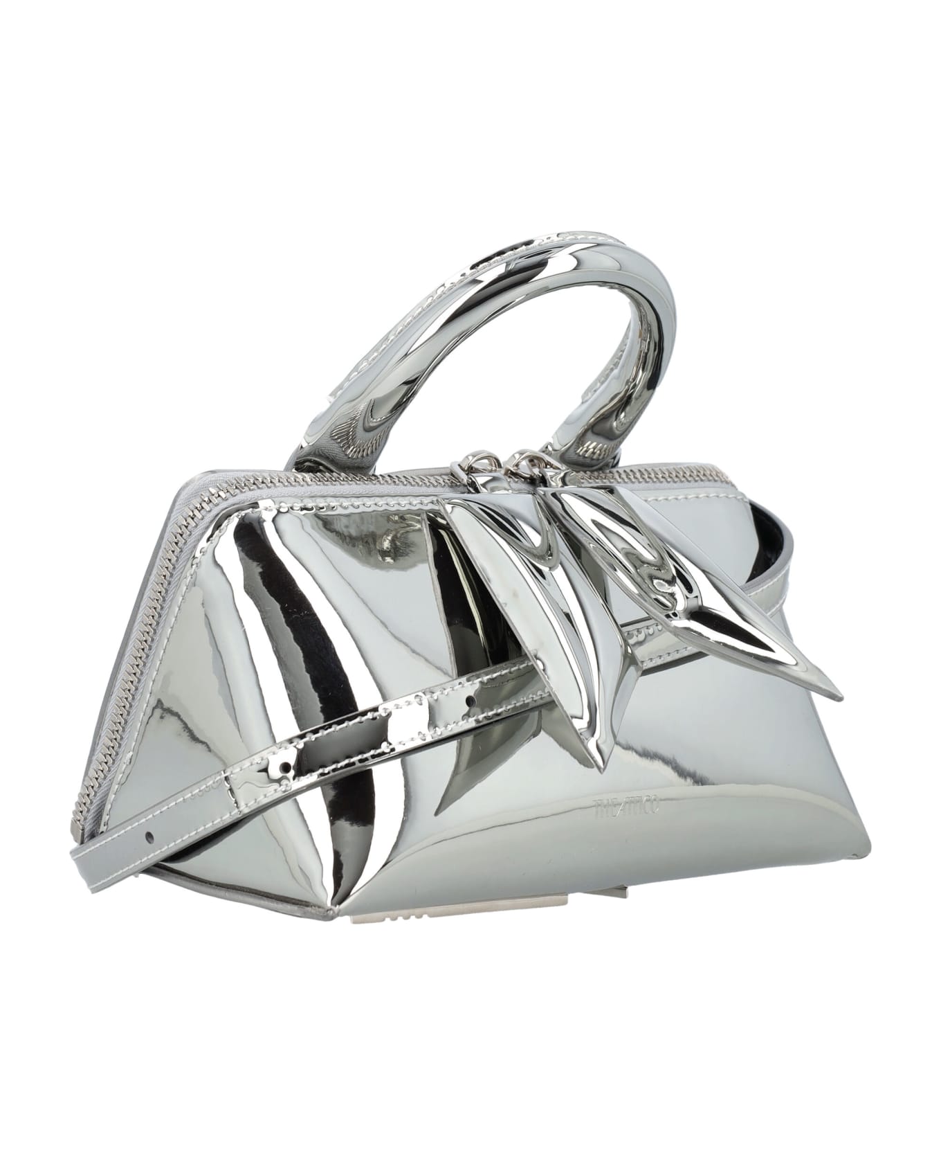 The Attico Friday Mini Handbag - SILVER