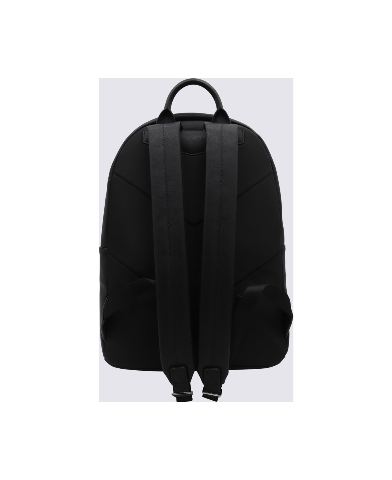 Emporio Armani Black Backpack - Black