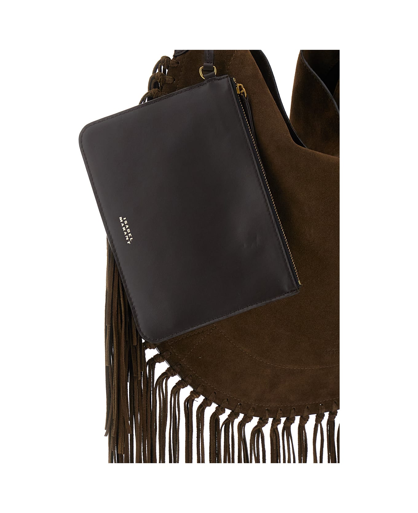 Isabel Marant Oskan Hobo Soft-gz - Brown