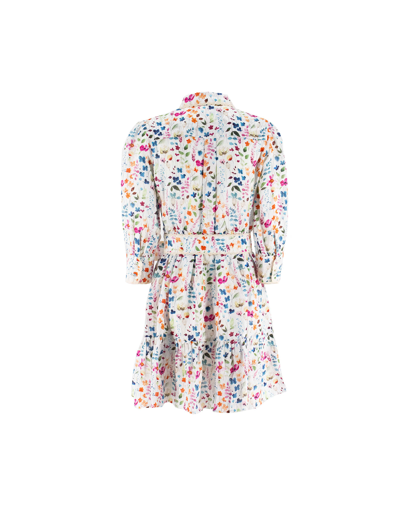 MC2 Saint Barth Dress - LINEN CAMPY FLOWER 01 ワンピース＆ドレス