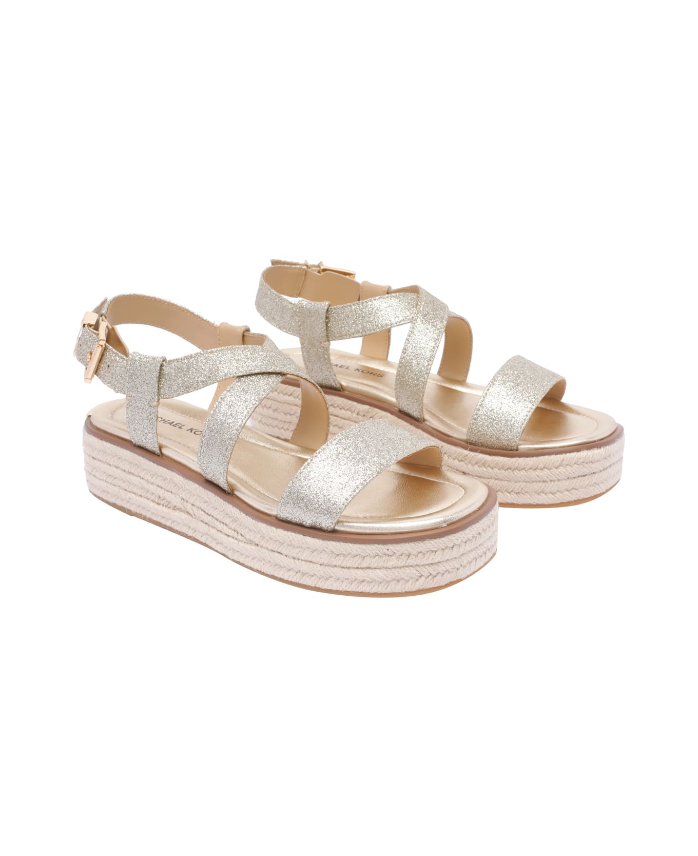 MICHAEL Michael Kors Lynn Sandals - Golden