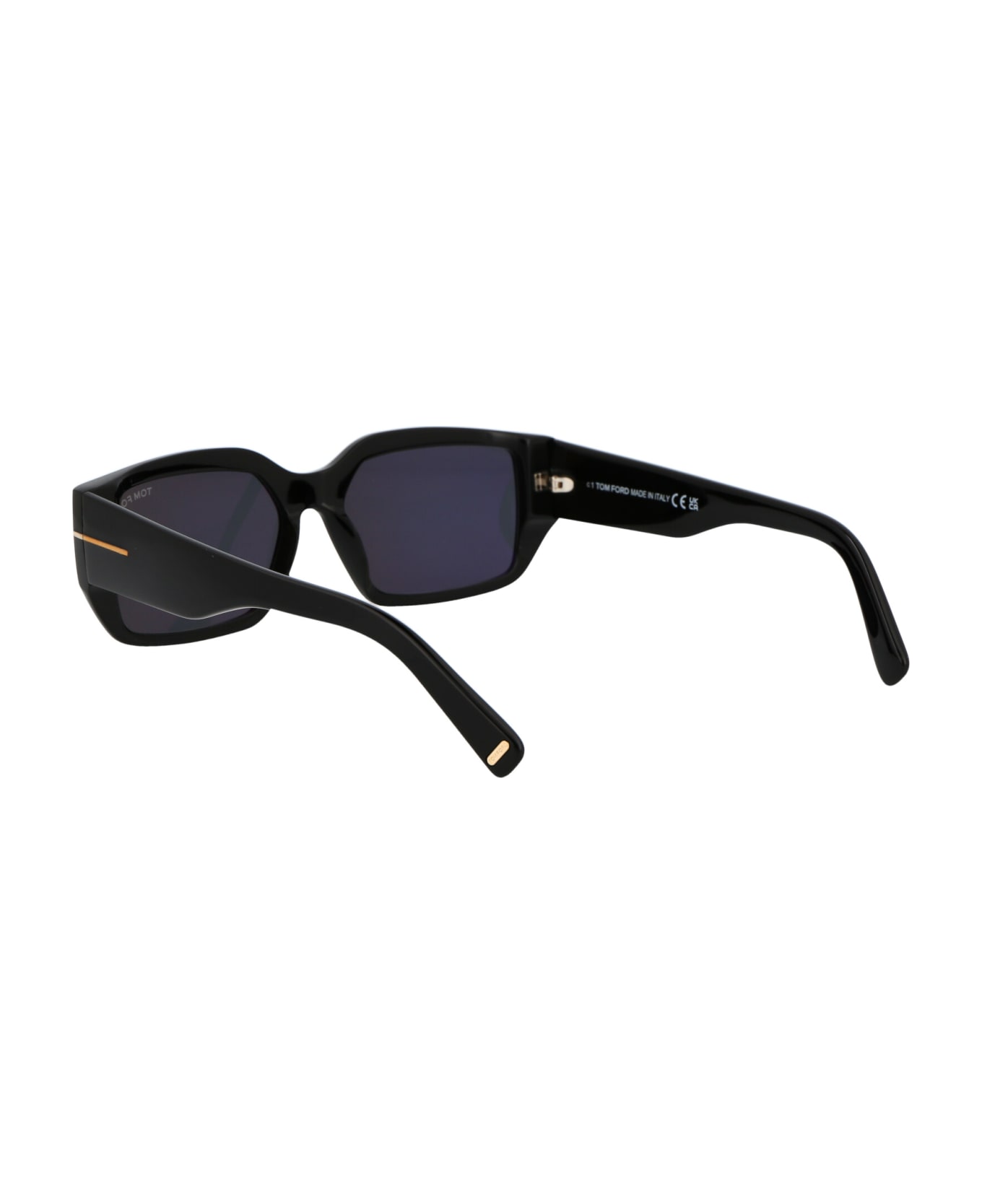 Tom Ford Eyewear Silvano-02 Sunglasses - 01A Nero Lucido / Fumo