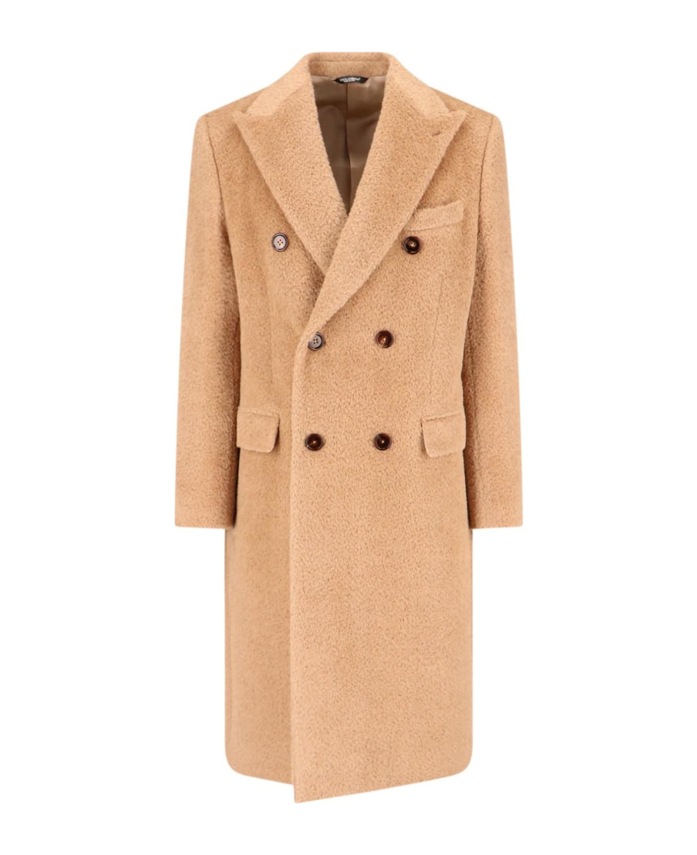 Dolce 
Gabbana Double-breasted Coat - Beige