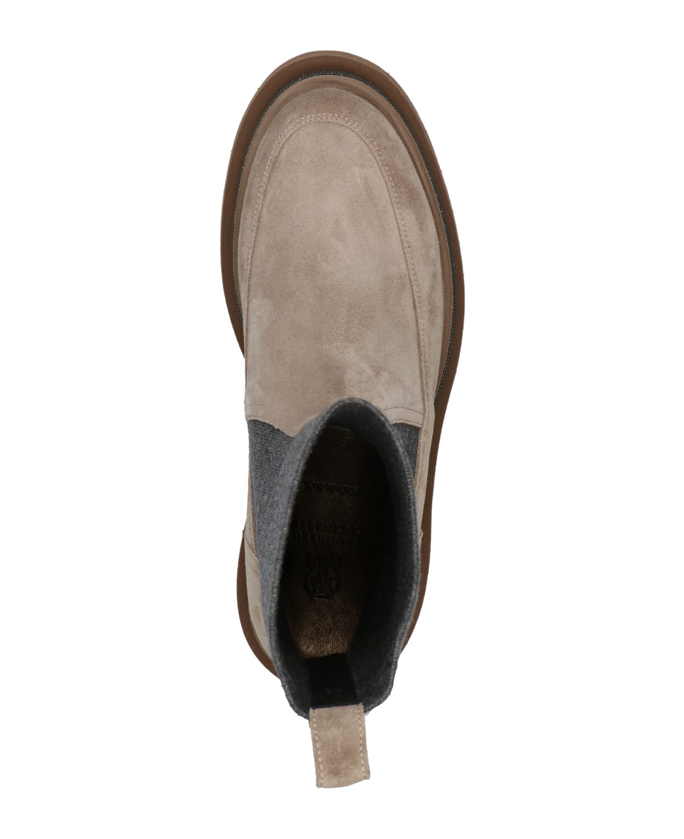 Brunello Cucinelli 'monile  Ankle Boots - Gray