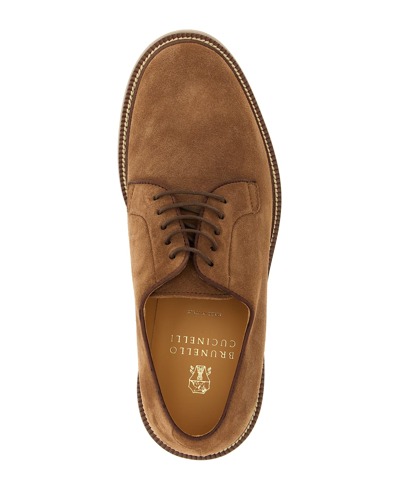 Brunello Cucinelli Suede Derby - Brown