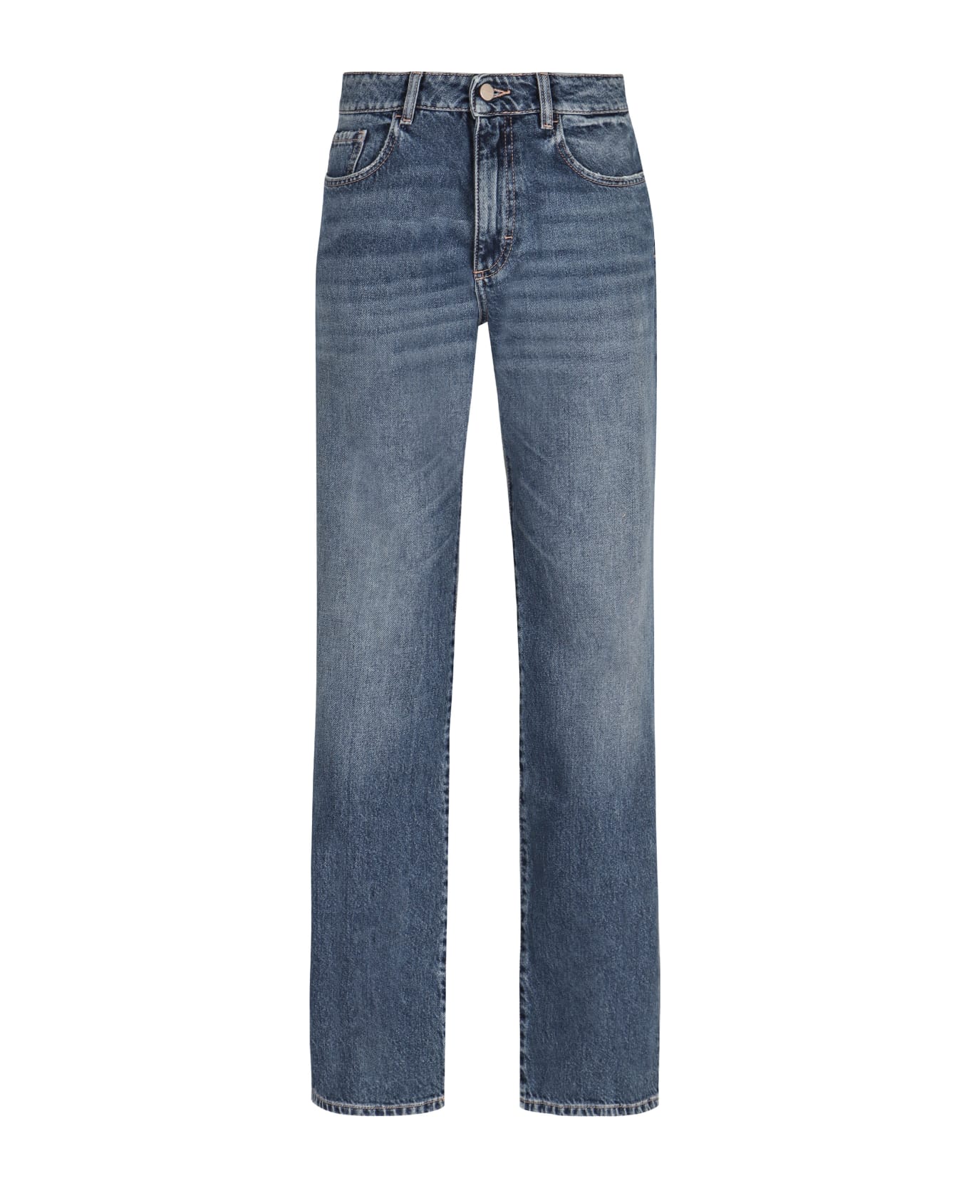 Icon Denim Iris Straight Leg Jeans - Denim