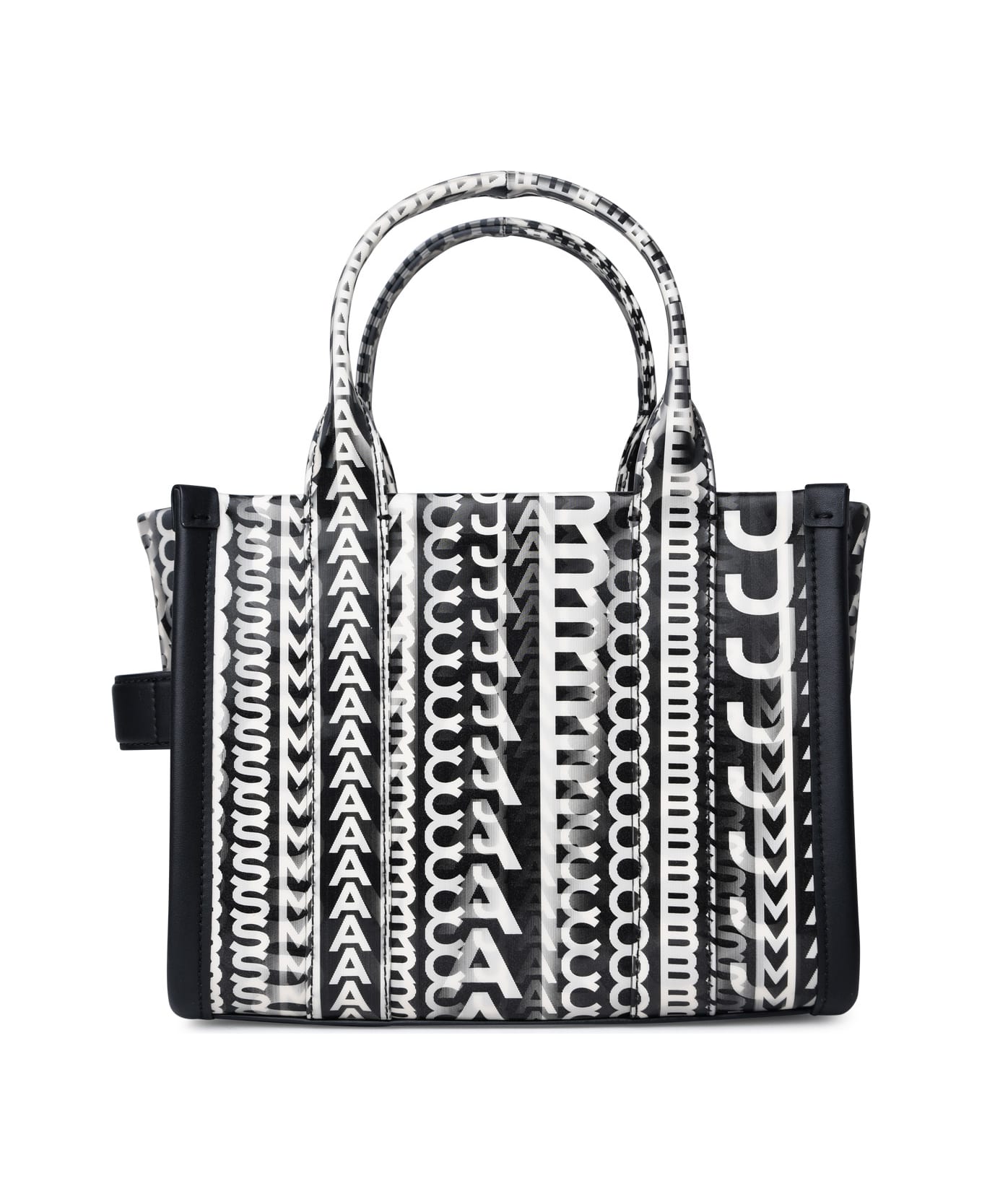 Marc Jacobs Small 'tote' Bag In Black Lenticular Fabric - MULTICOLOR