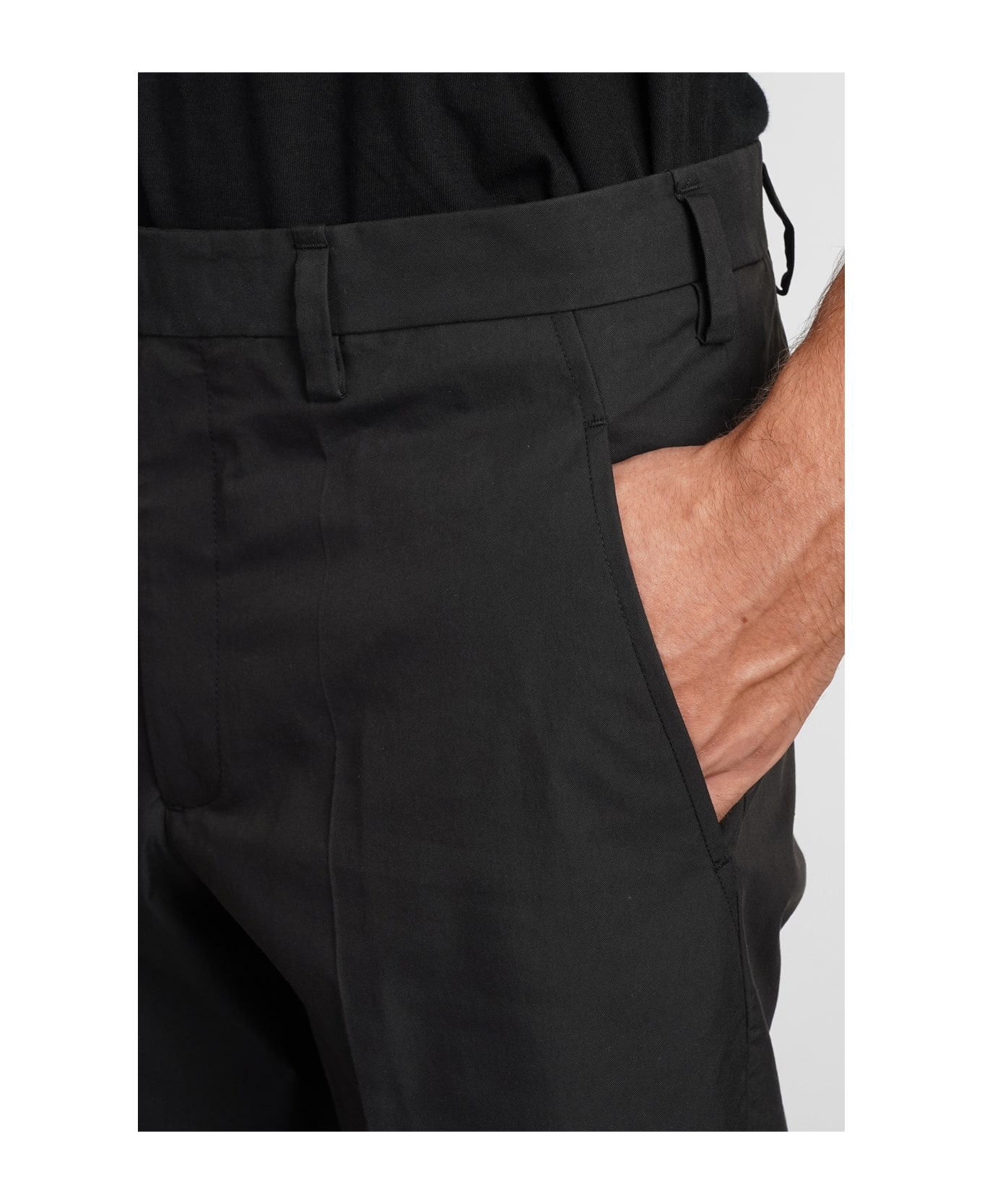 Neil Barrett Pants In Black Cotton - black
