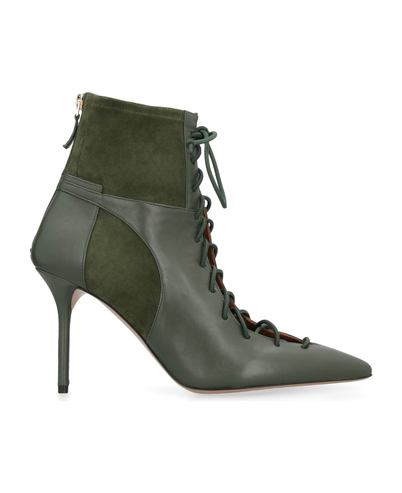 Malone Souliers Montana Suede Ankle Boots - green