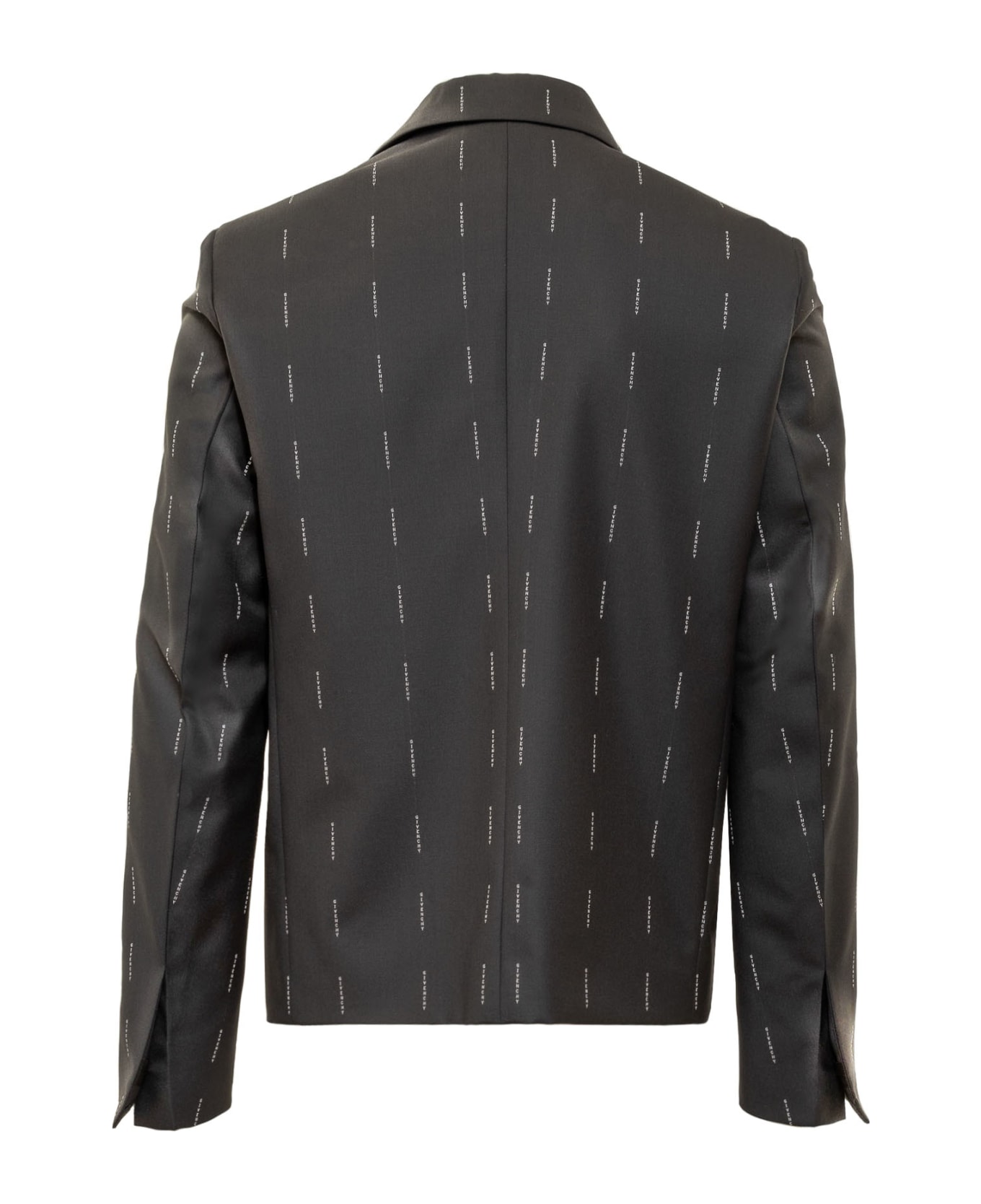Givenchy Embroidered Twill Blazer - black