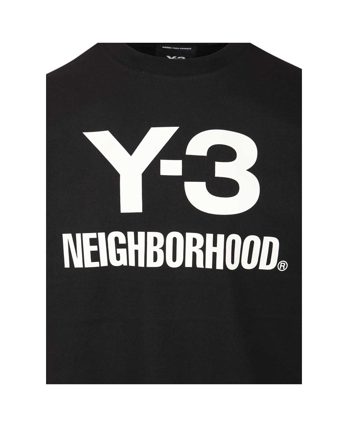 Y-3 Nbhd Logo Tee - Nero