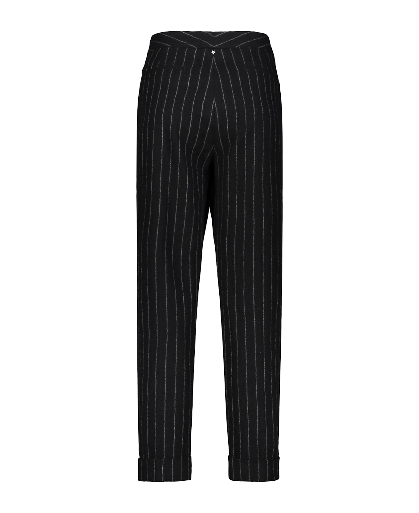 Lorena Antoniazzi Virgin Wool Trousers - black