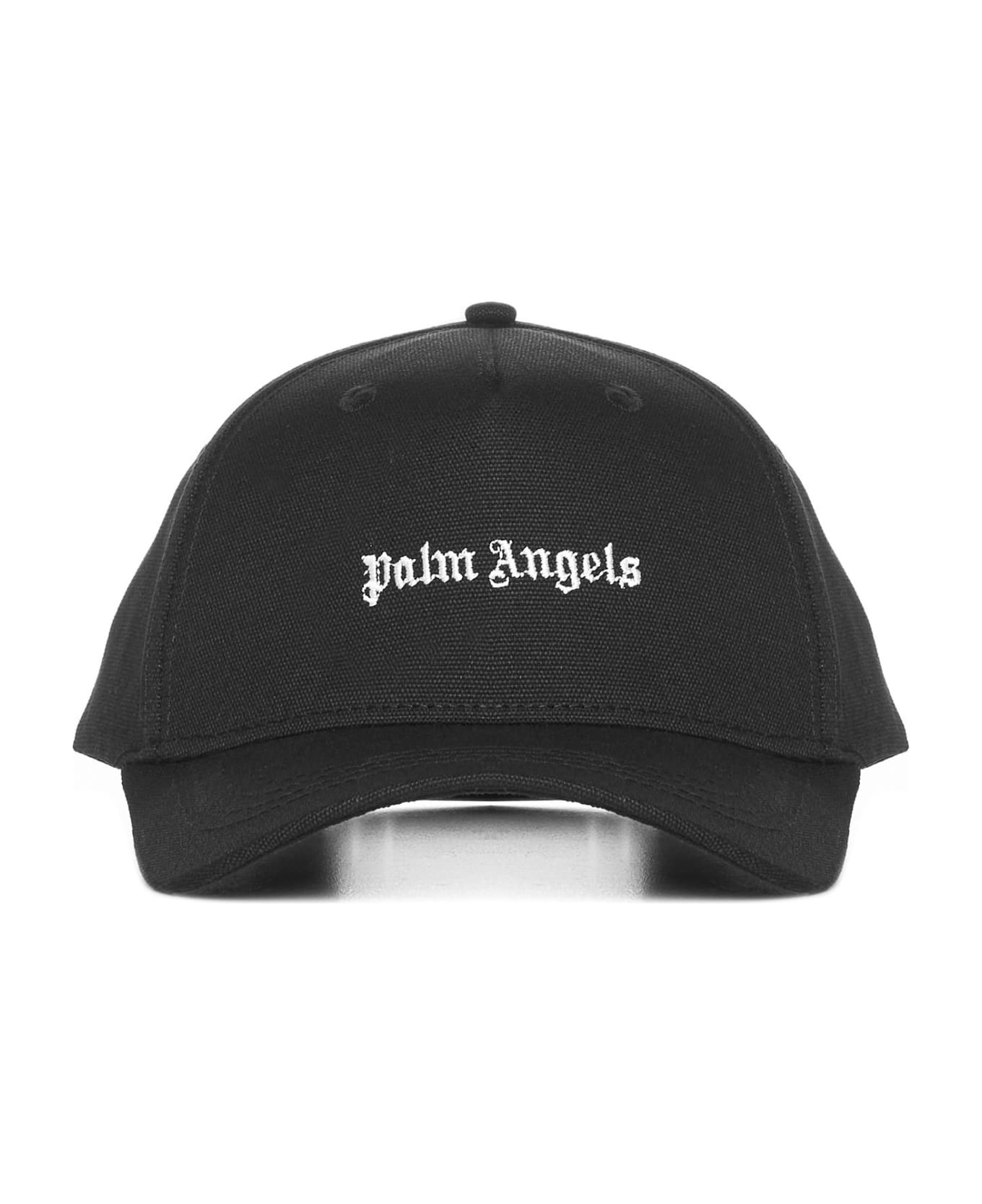 Palm Angels Classic Logo Baseball Cap - Black Whit 帽子