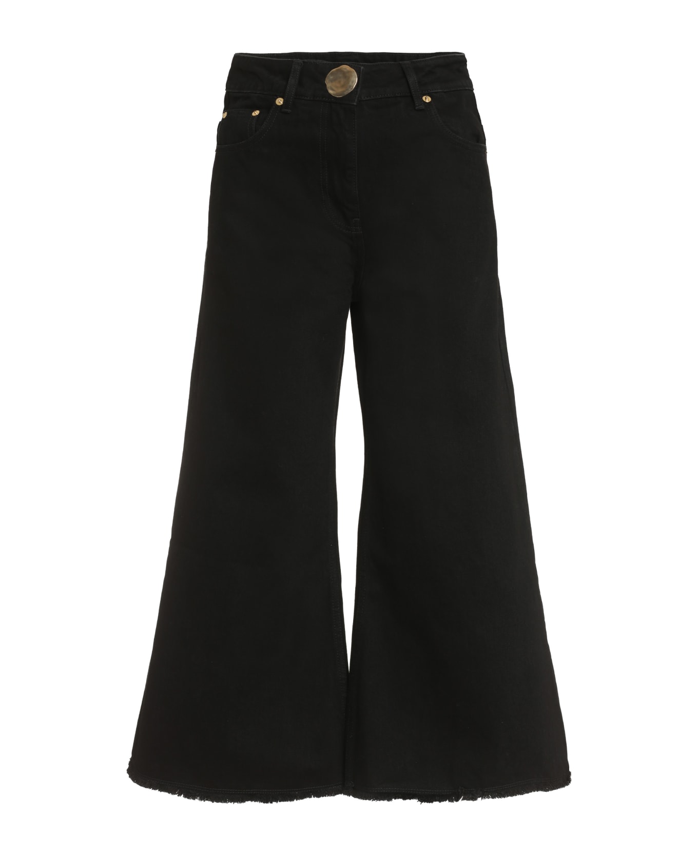 Mother Of Pearl Chloe Cropped Jeans - black デニム
