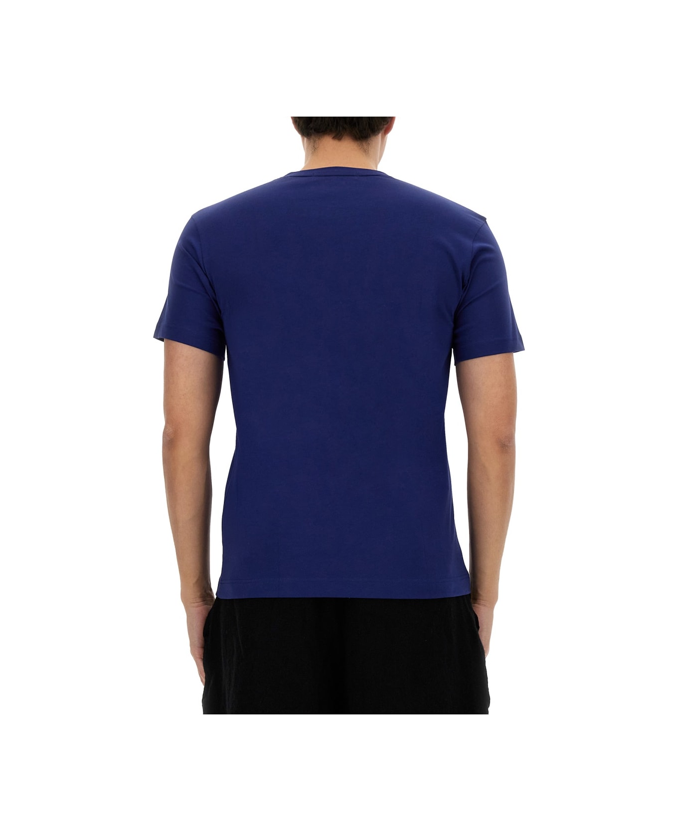 Comme des Garçons Shirt T-shirt With Logo - BLUE