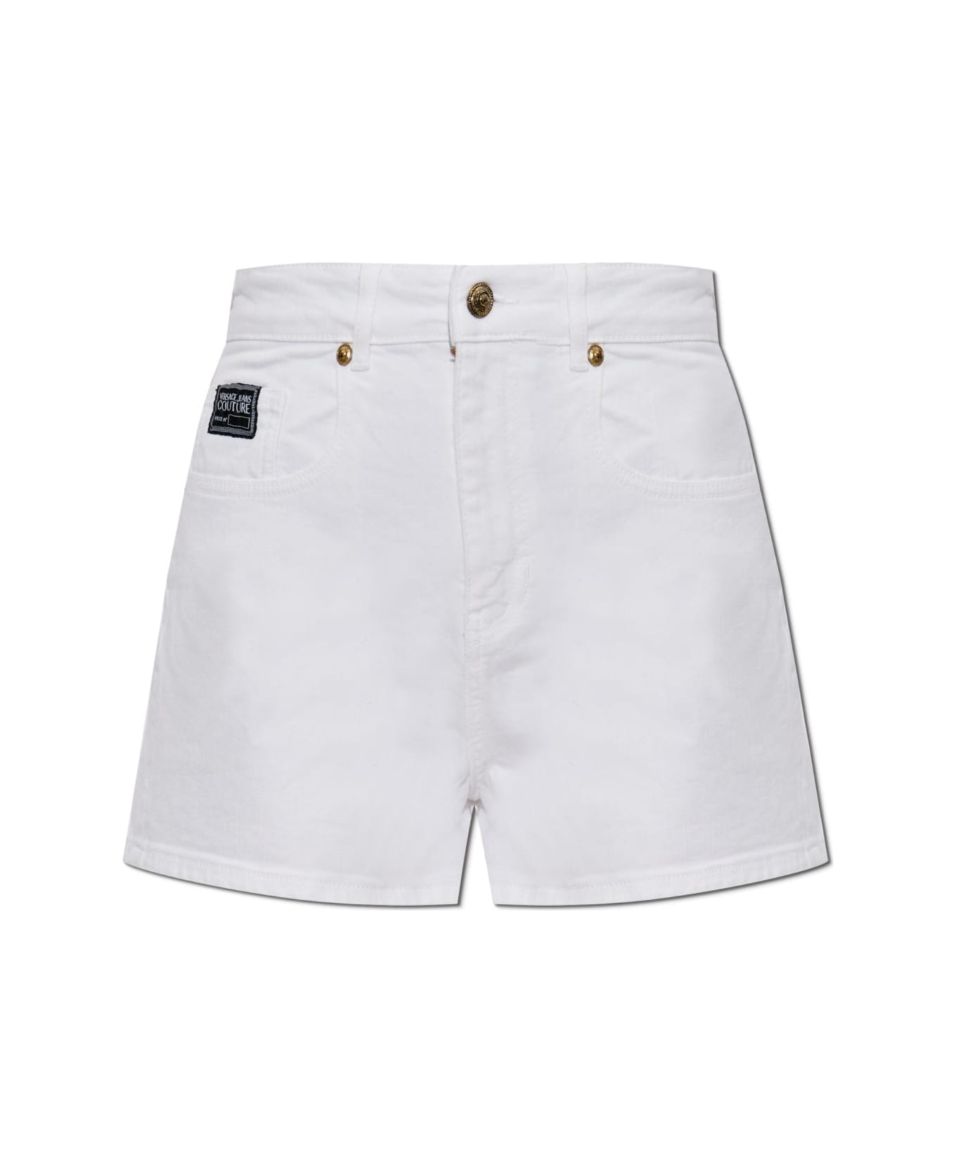 Versace Jeans Couture Denim Shorts - White
