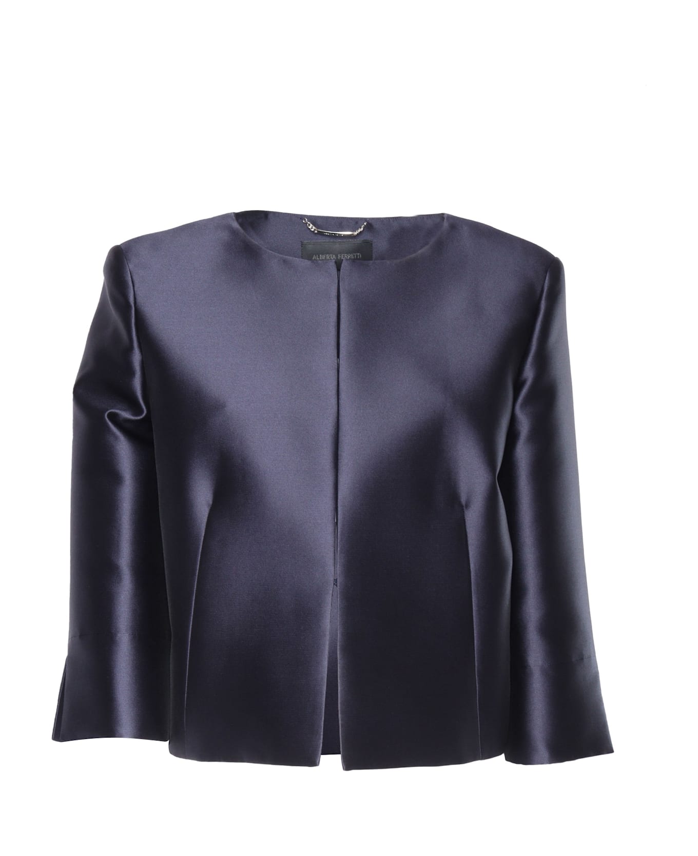 Alberta Ferretti Blue Structured Jacket - BLUE