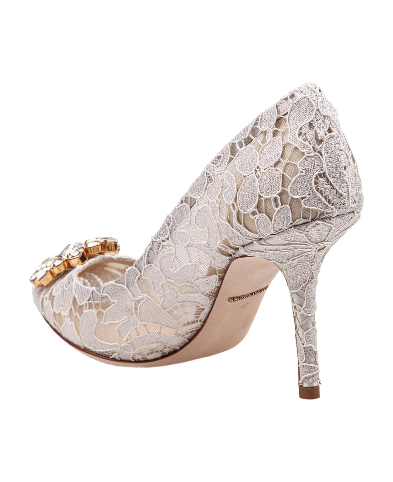 Dolce & Gabbana Dragon Sneakers In Mixed Materials In Grey And Fuchsia - WHITE