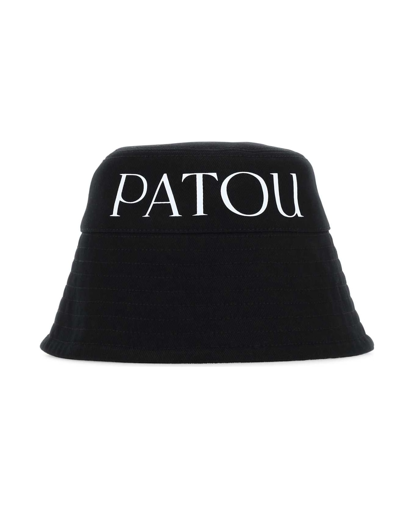 Patou Black Canvas Hat - 999B