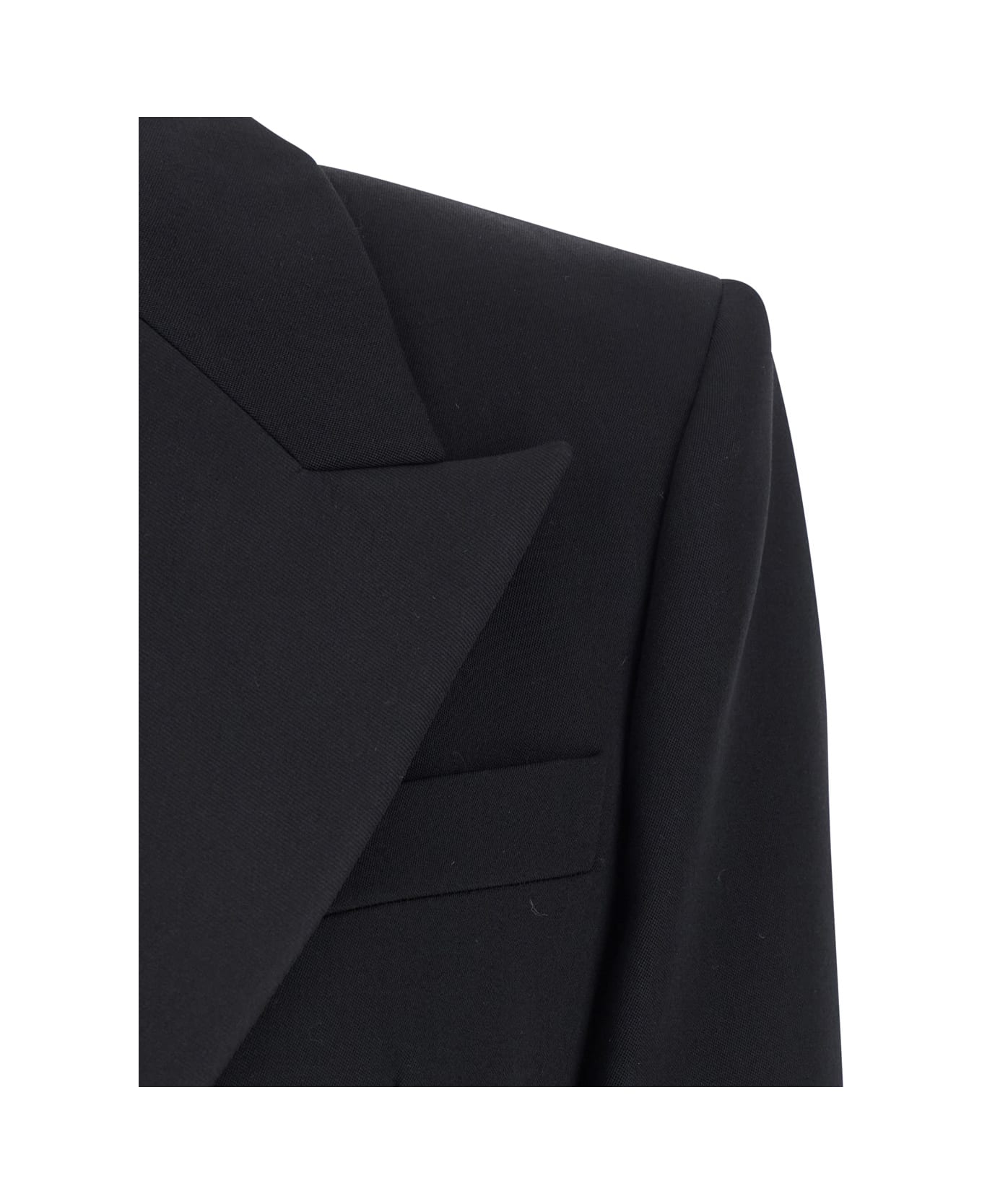 Givenchy Black Wool Blazer - BLACK