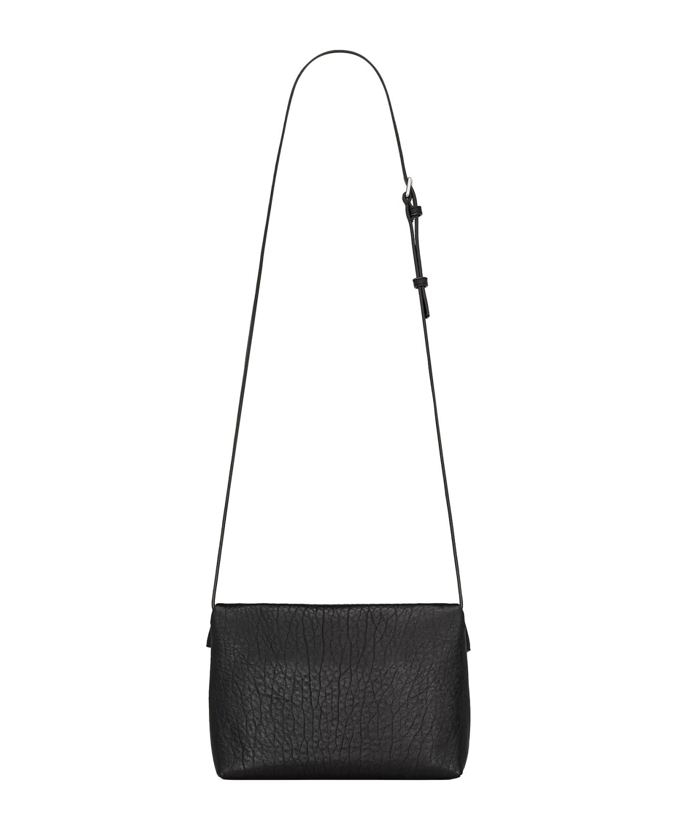Saint Laurent Messenger Envelope Shoulder Bag - BLACK