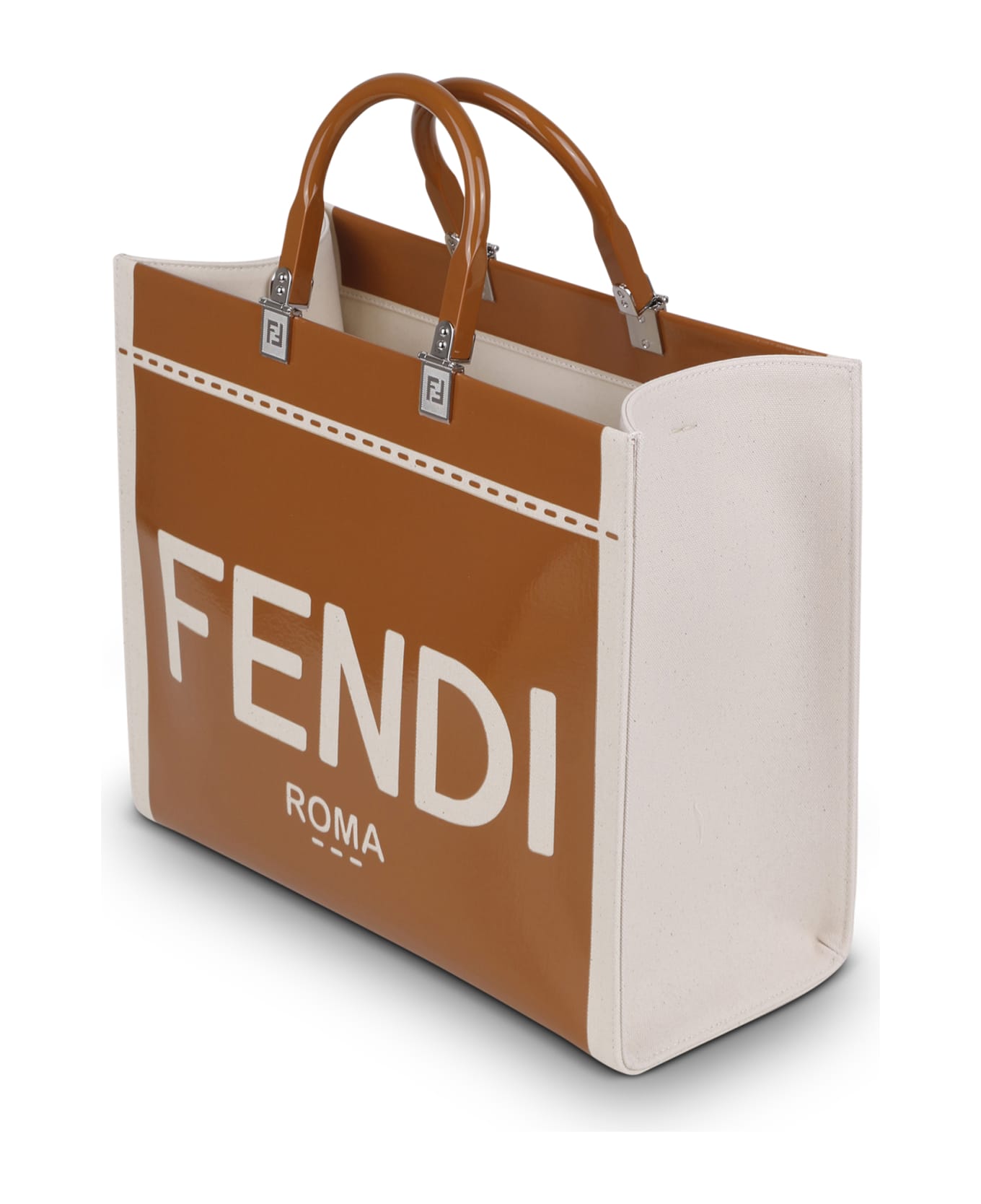 Fendi Sunshine Bag - Grezzo+caramello+palladio トートバッグ