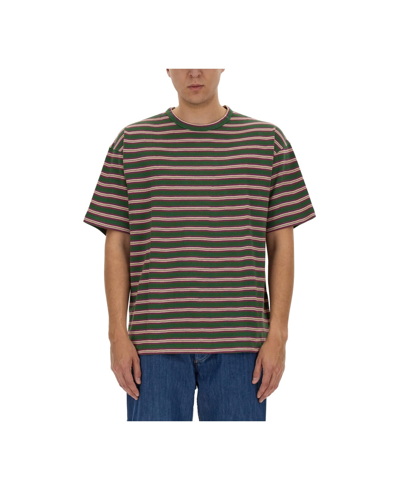 YMC Striped T-shirt - MULTICOLOUR シャツ