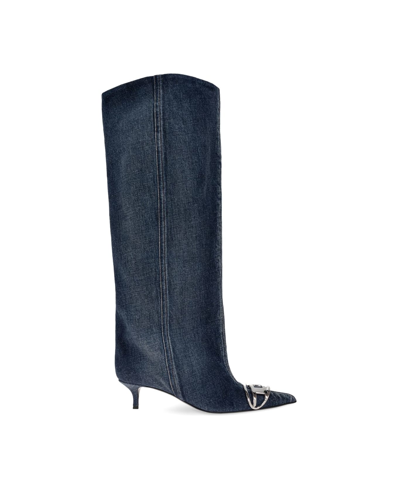 Diesel Venus Denim Boots - Blue