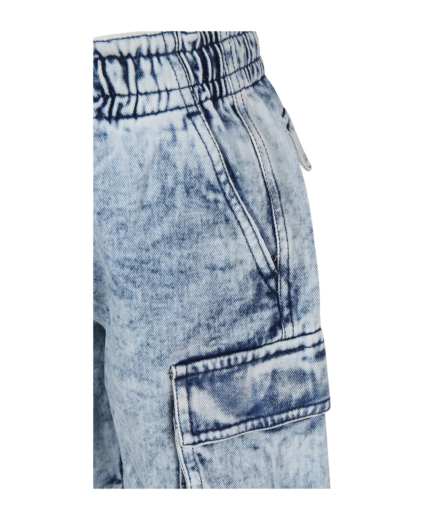 Molo Blue Shorts For Boy - Denim