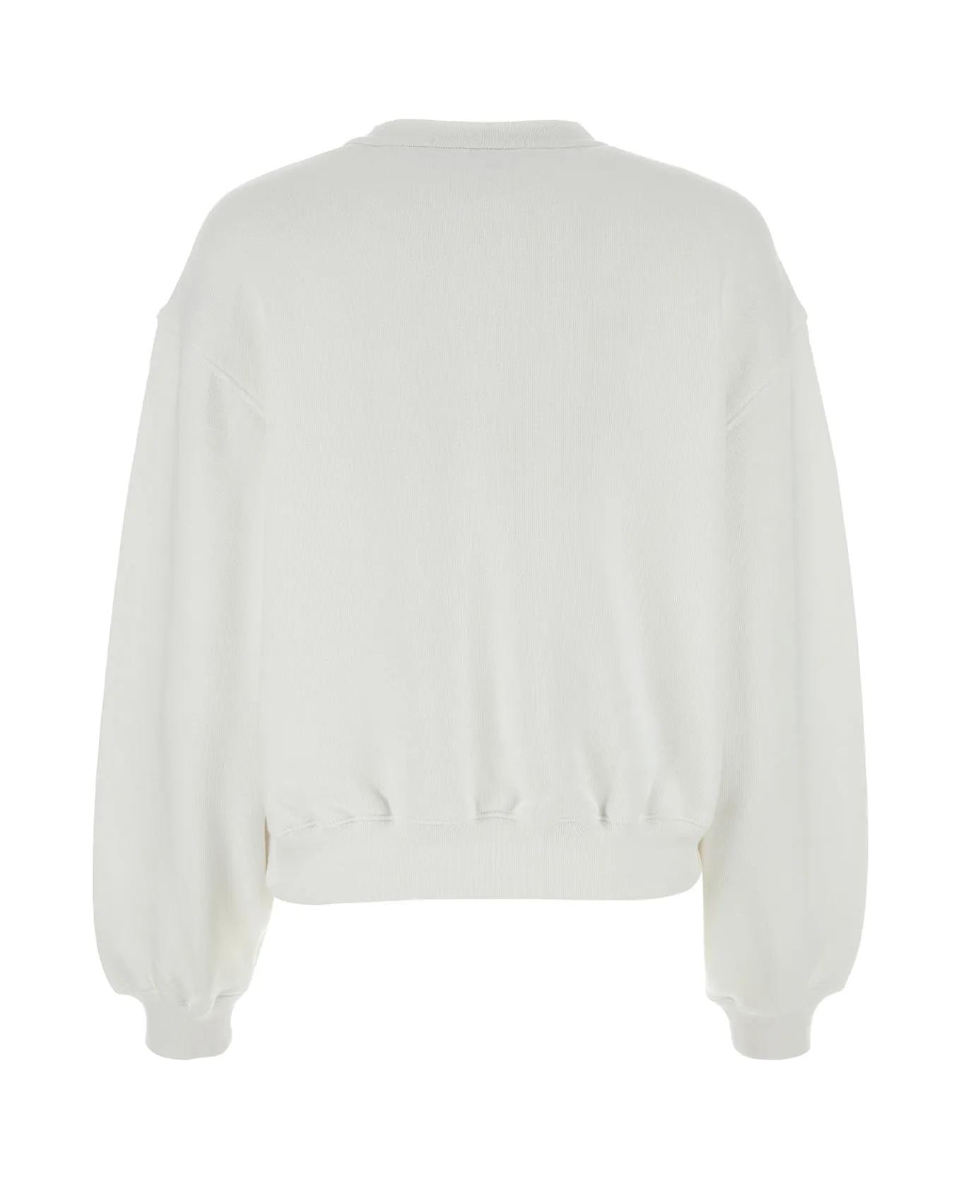 Alexander Wang White Cotton Sweatshirt - White