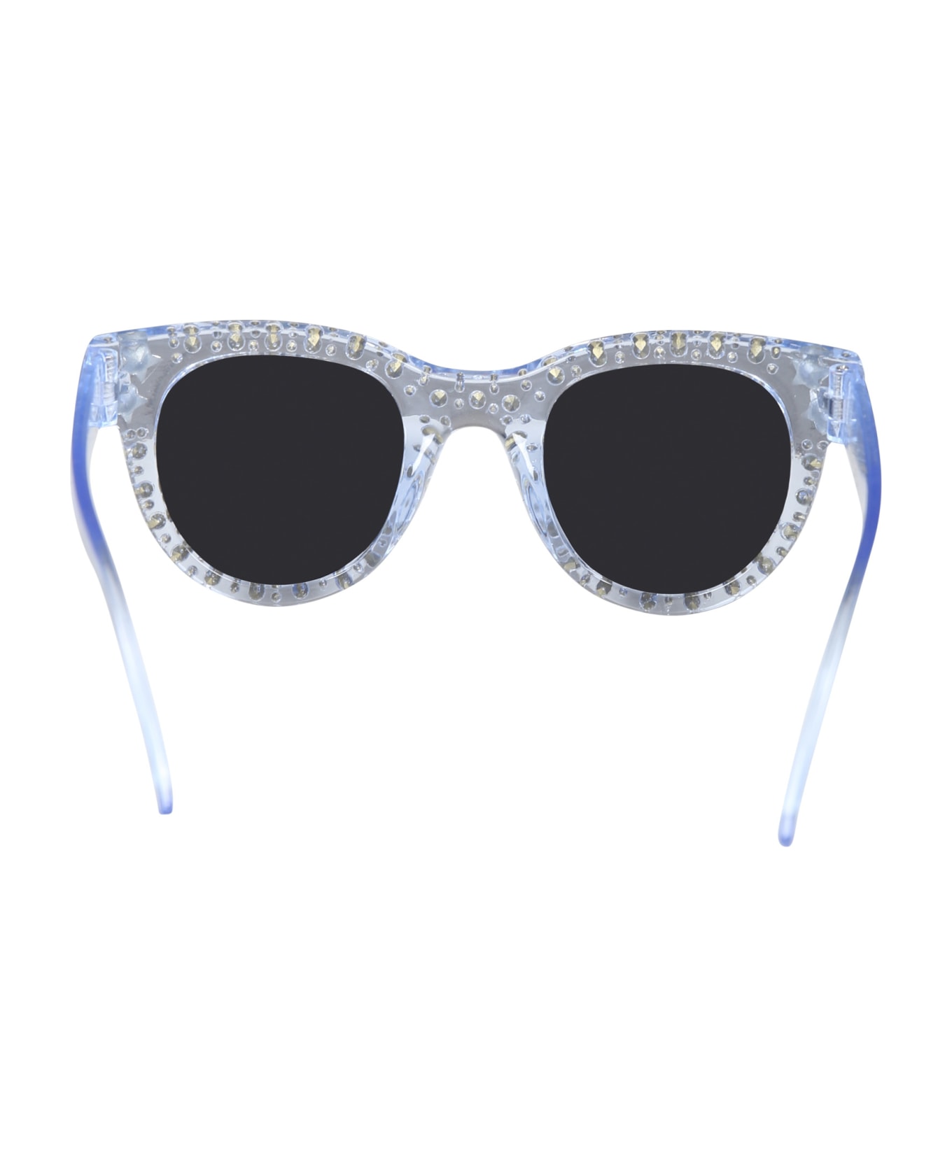 Monnalisa Sky Blue Sunglasses For Girl - Light Blue アクセサリー＆ギフト