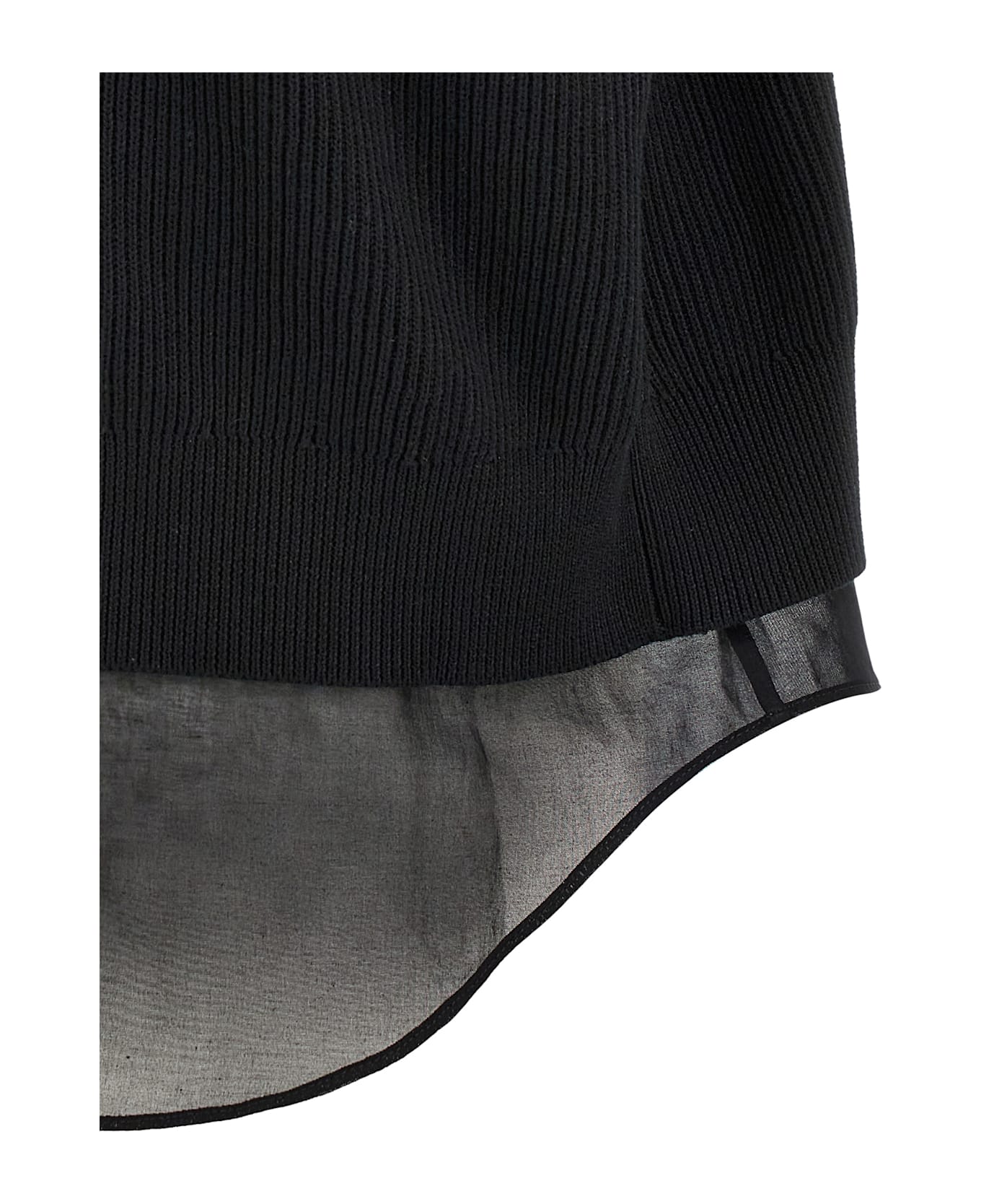 Brunello Cucinelli Layered Cardigan - Black