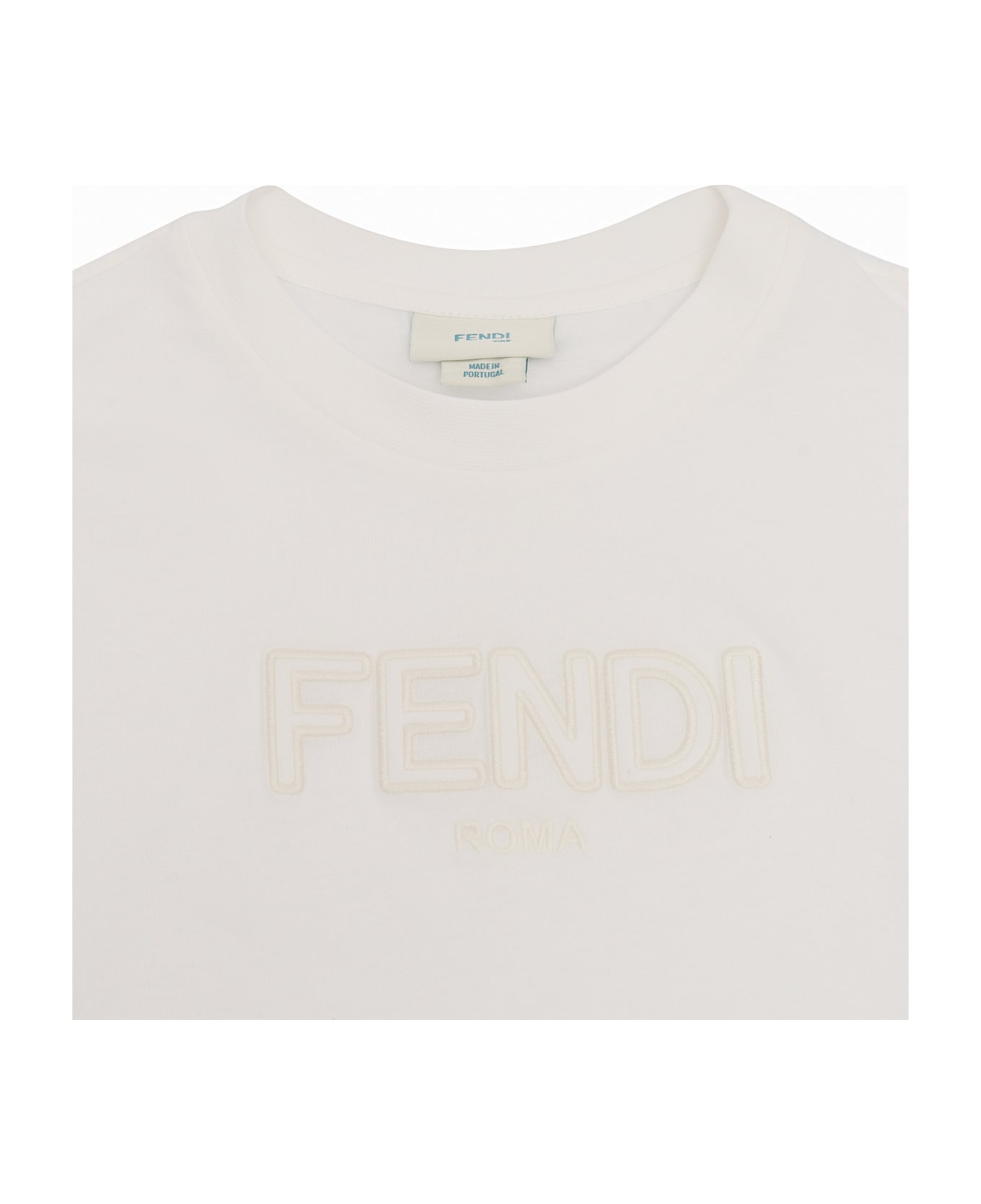 Fendi Jersey T-shirt - WHITE