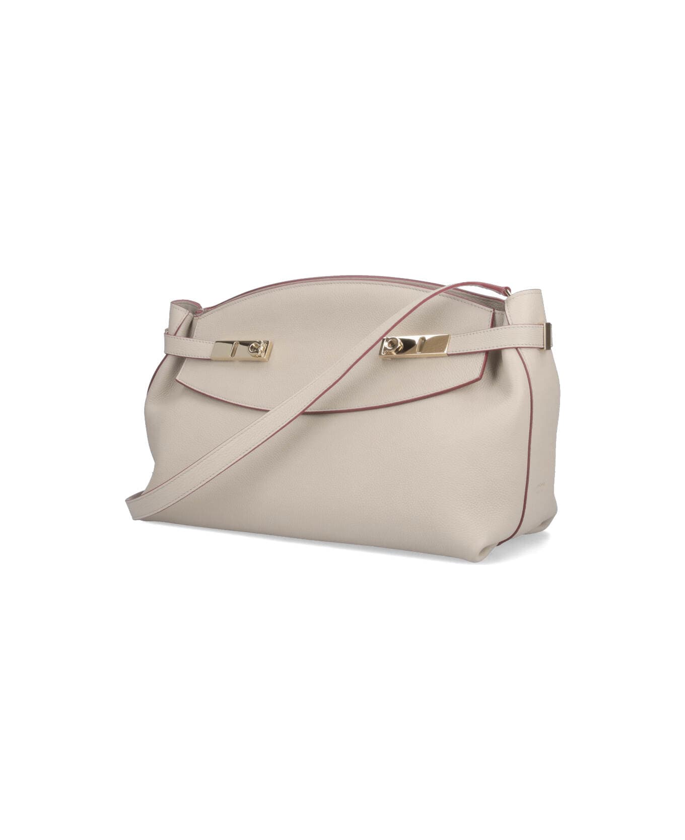 Ferragamo 
hug Soft
 Large Crossbody Bag - Beige