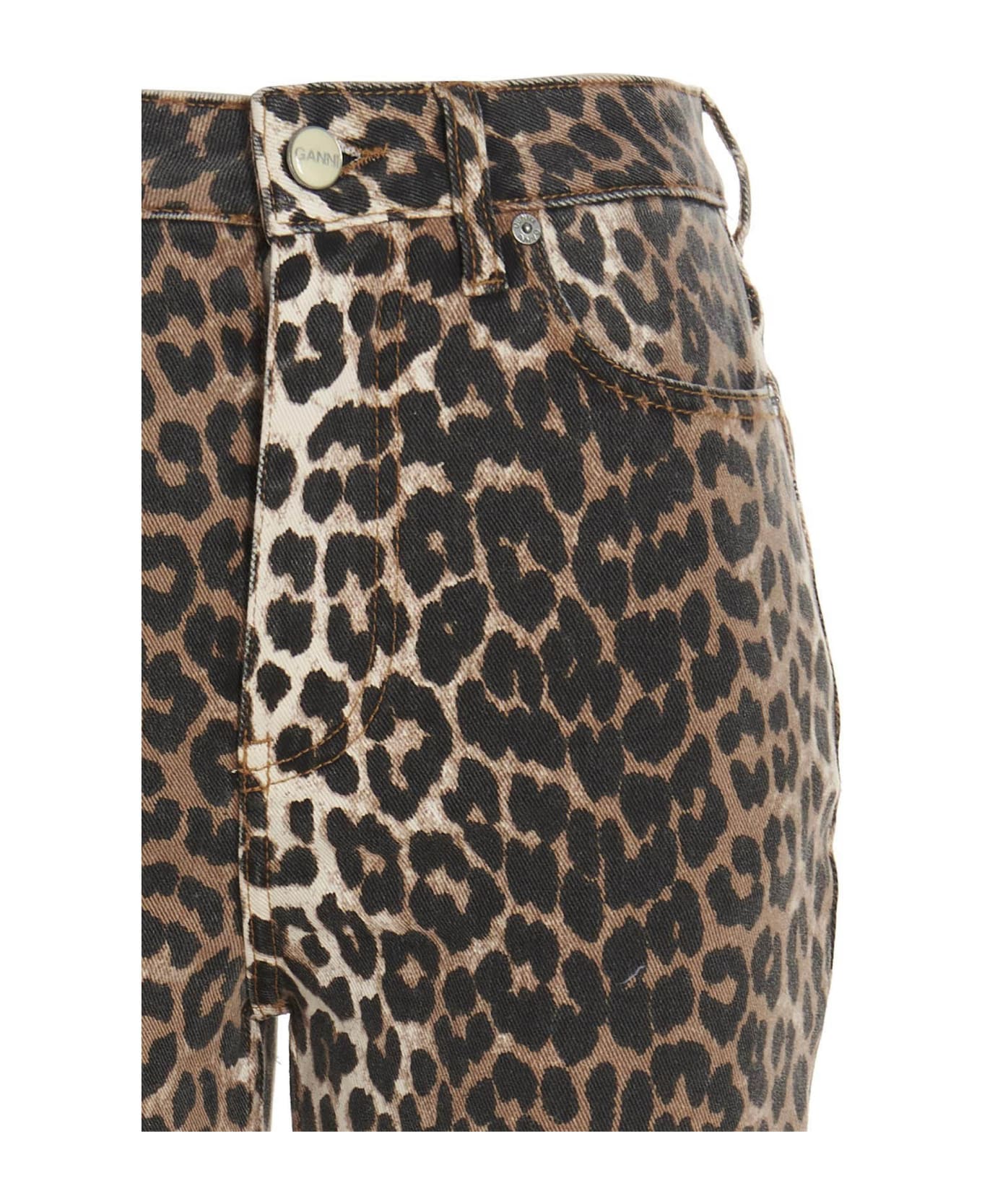 Ganni 
leopard
 Jeans - Animalier