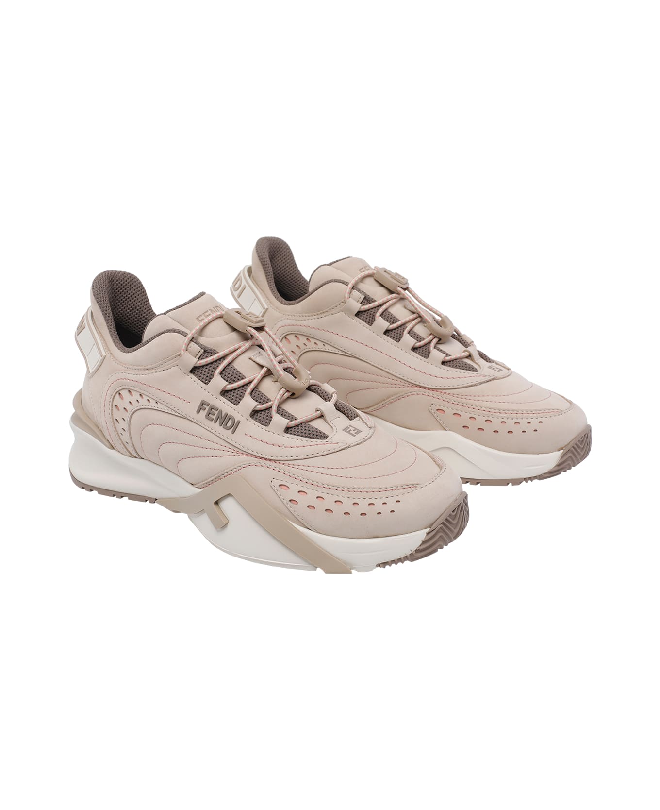 Fendi Flow Sneakers - Beige