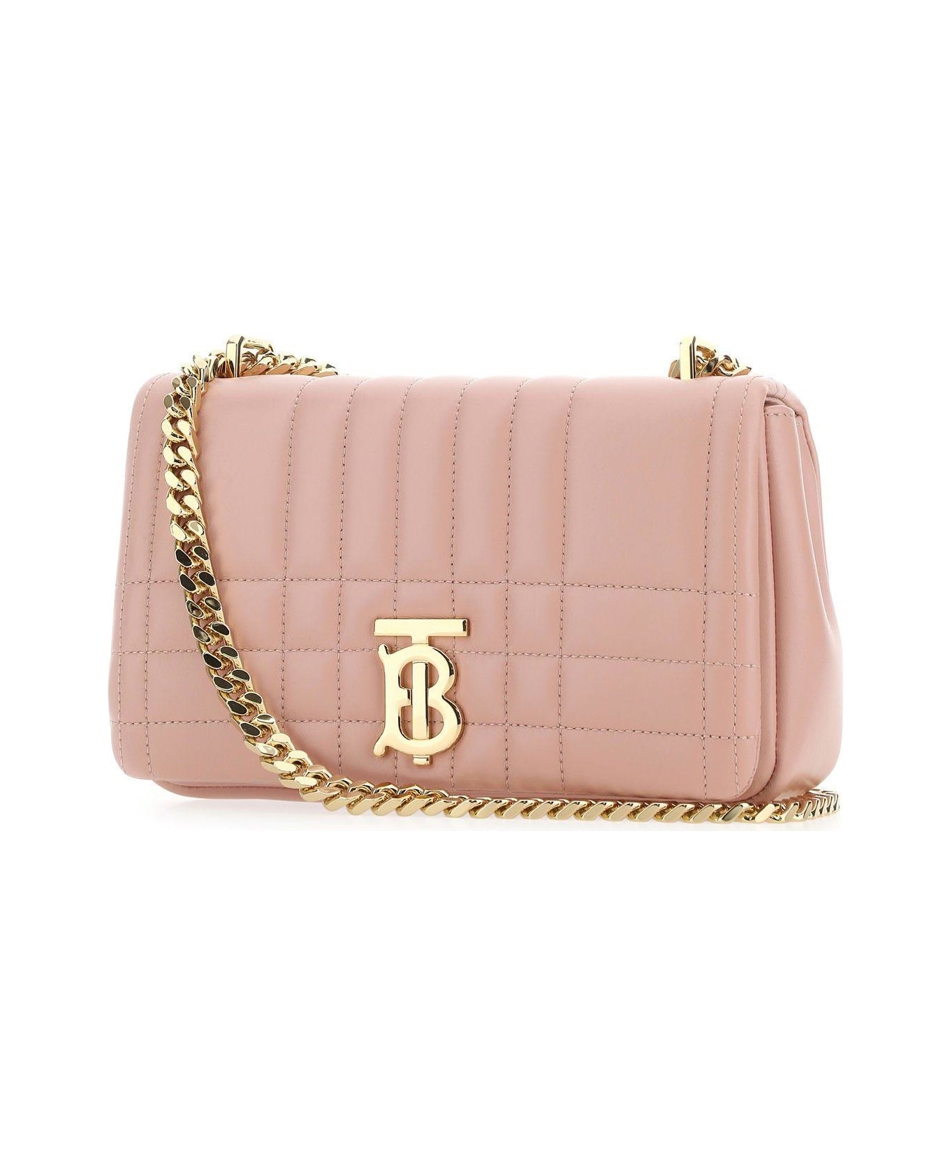 Burberry Pink Nappa Leather Small Lola Shoulder Bag - PINK