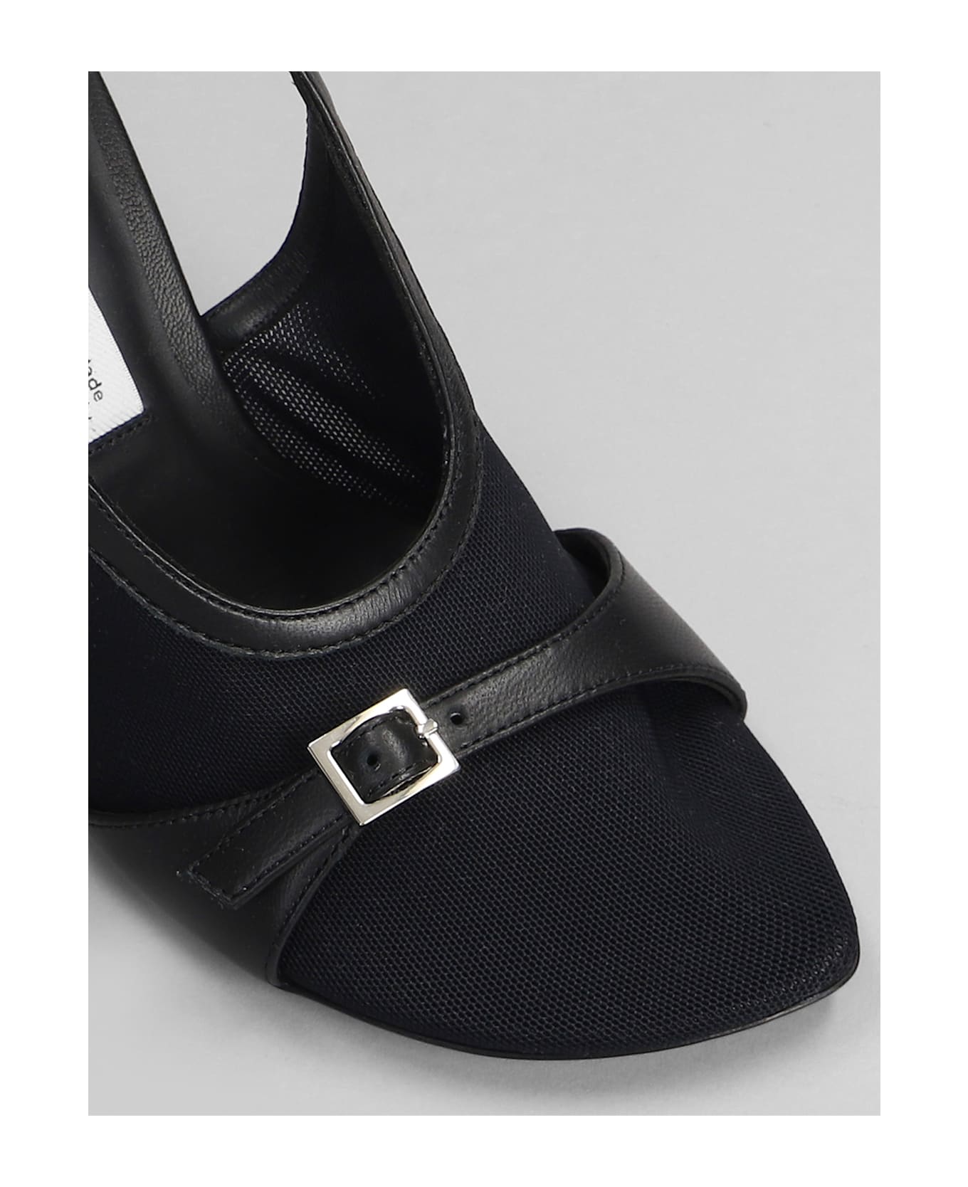 Acne Studios Pumps In Black Leather - black