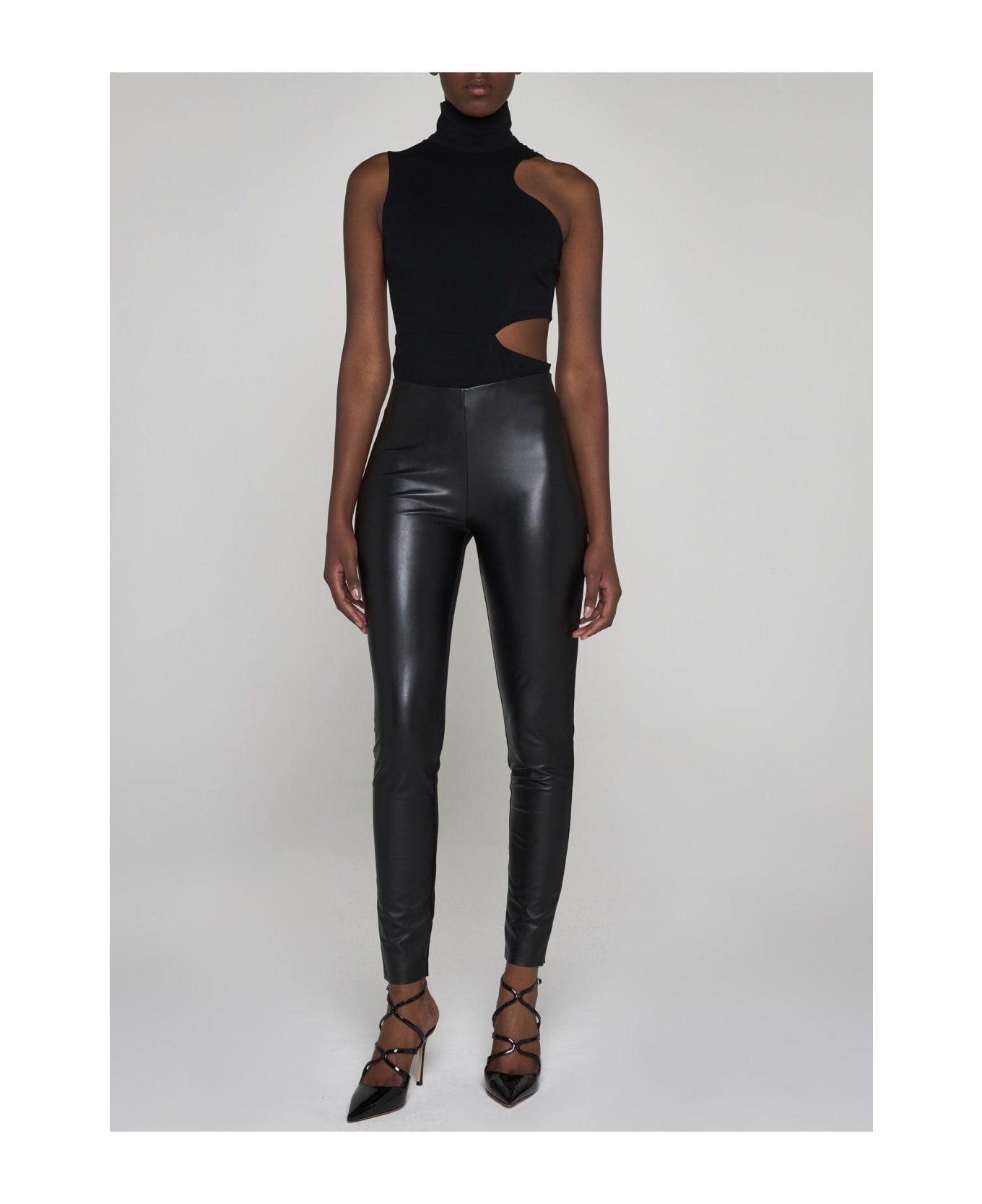 Wolford Warm Up Jersey Bodysuit - BLACK ボディスーツ