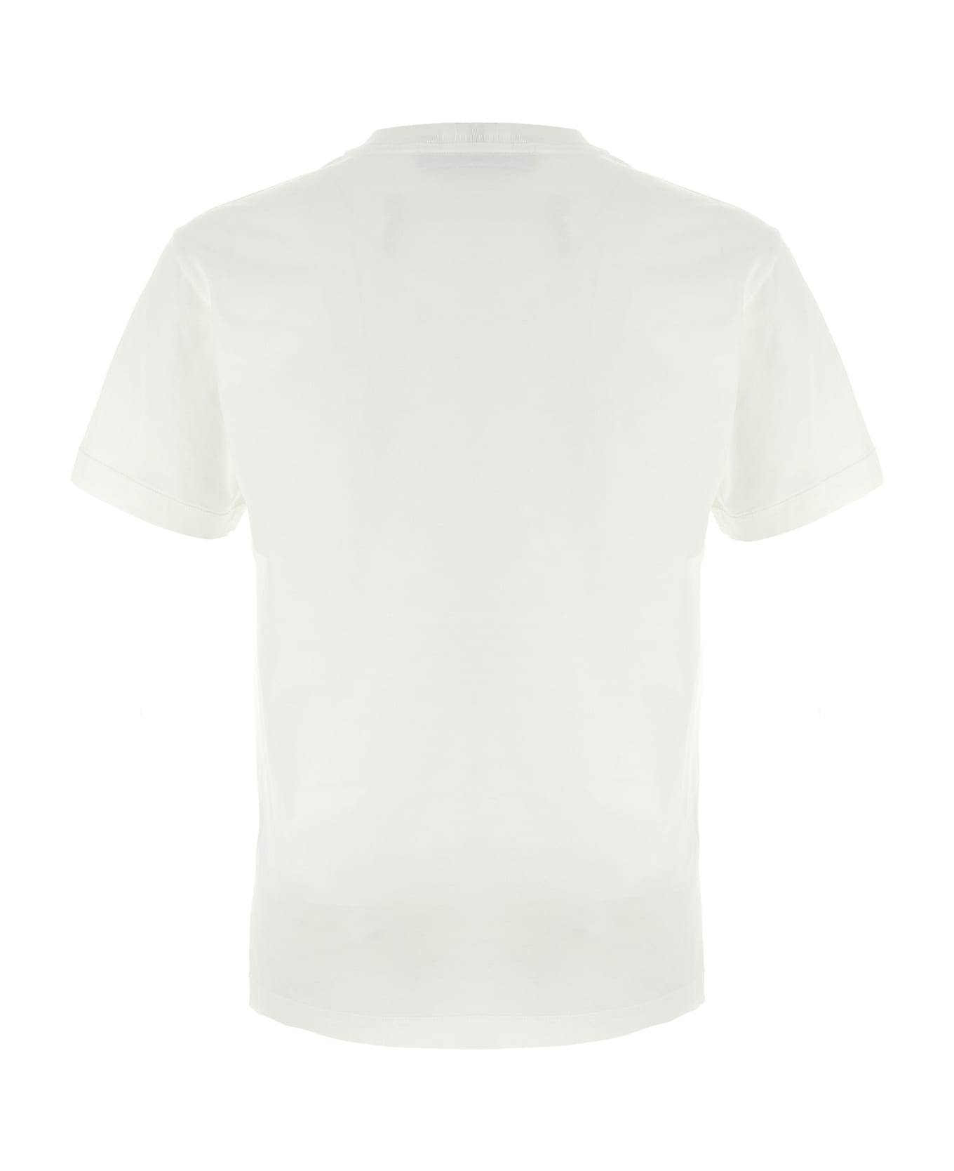 Stone Island Logo Patch T-shirt - White/Black