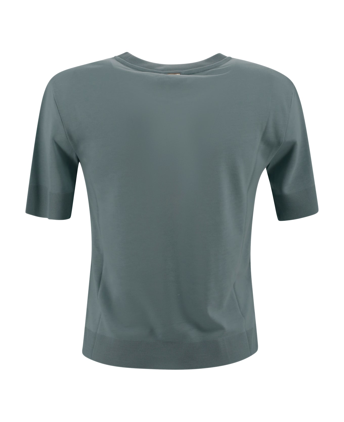 Herno Crew-neck T-shirt - Clear Blue