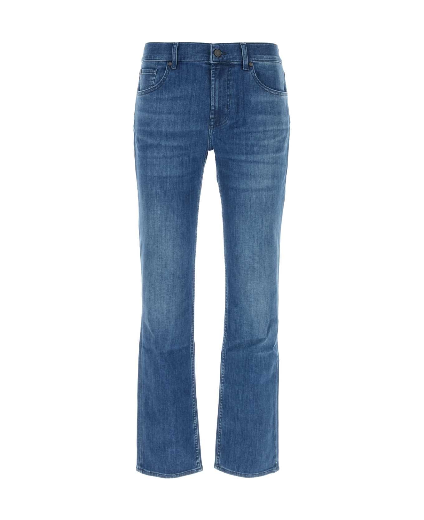 7 For All Mankind Stretch Denim Luxe Performance Jeans - MIDBLUE