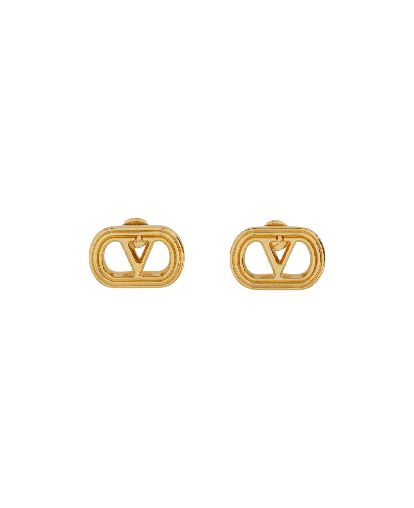 Valentino Garavani 'ovalette' Earrings - GOLD
