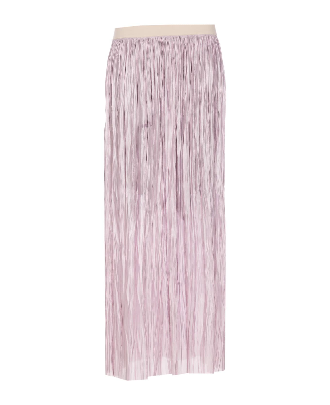 Roberto Collina Reversible Pleated Long Skirt - Purple