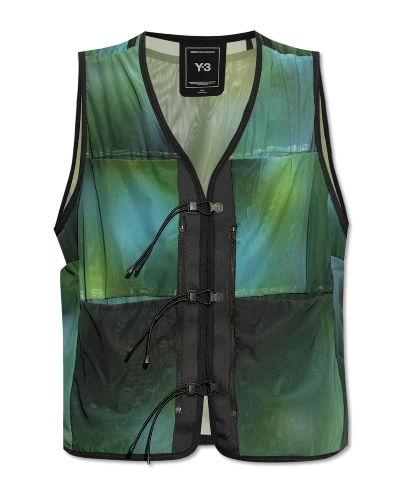 Y-3 All-over Printed Mesh Vest - MULTCO