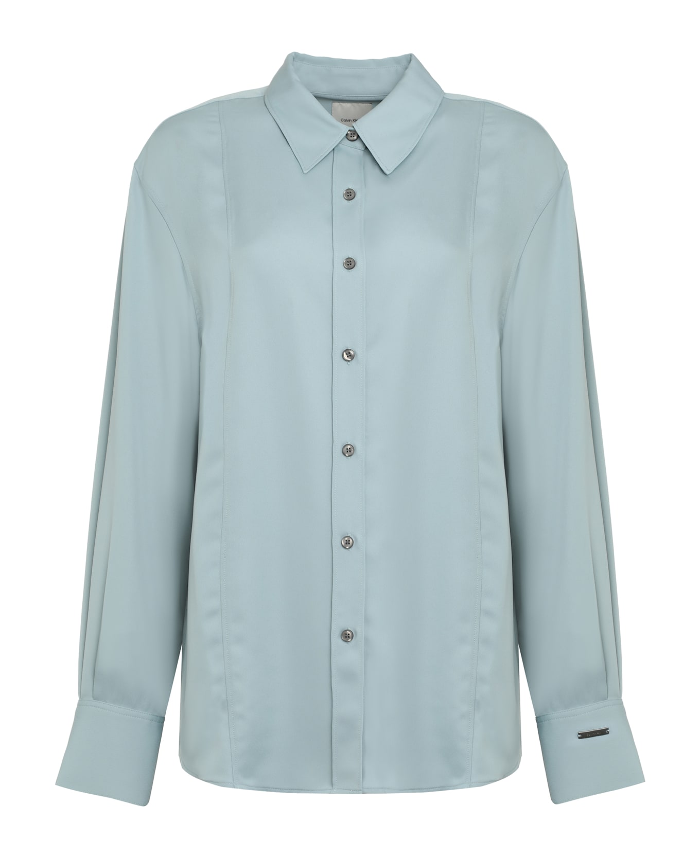 Calvin Klein Crêpe Shirt - green