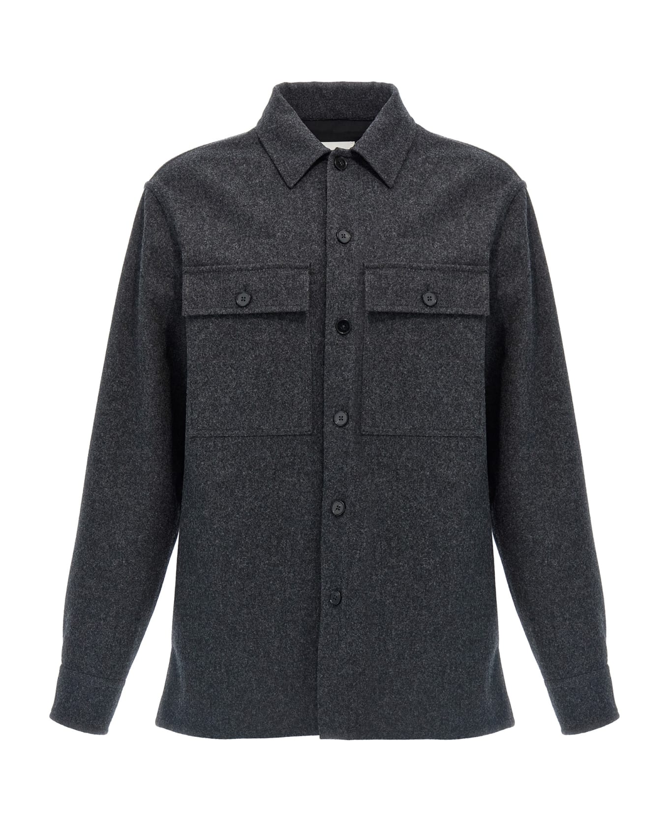 Jil Sander 
02
 Overshirt - Gray