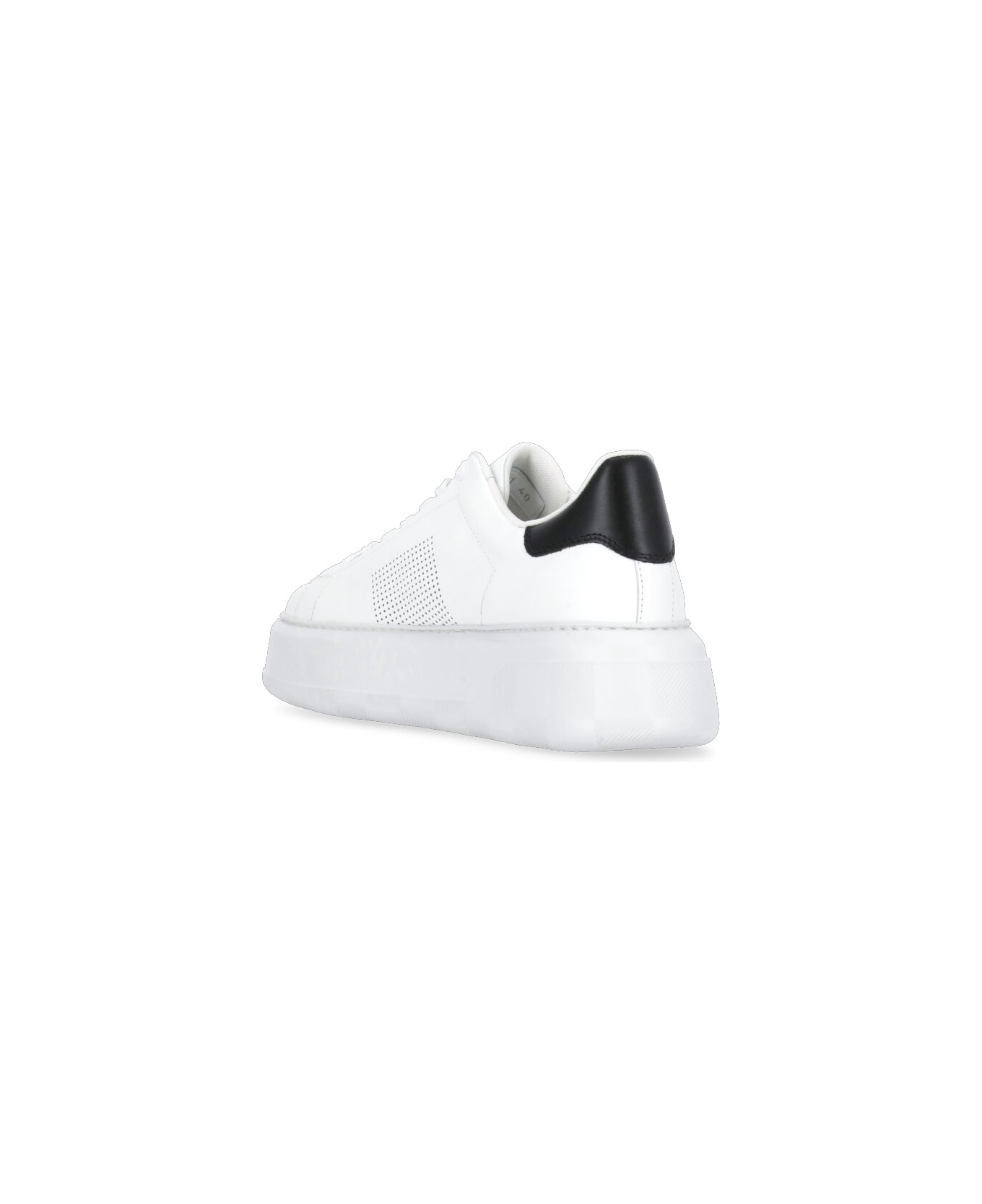 Woolrich 'chunky Court' Leather Sneakers - White スニーカー