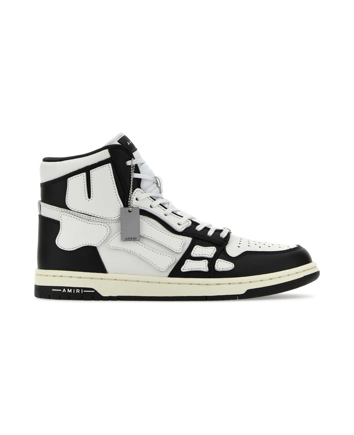 AMIRI Two-tone Leather Skel Sneakers - 004